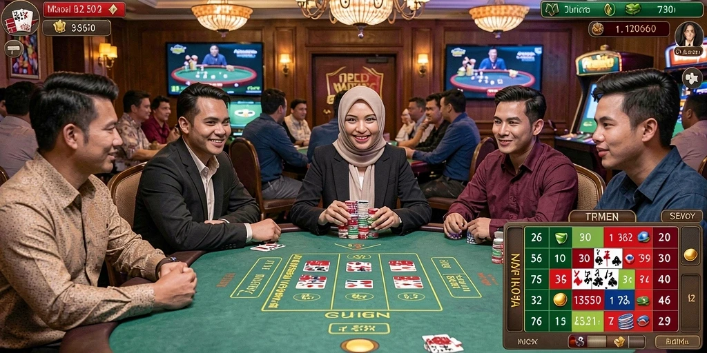 megahoki - Antarmuka permainan yang menarik dan intuitif.